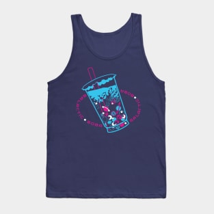 Galactic Boba (version teal magenta white) Tank Top